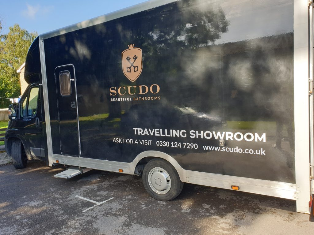 The travelling bathroom showroom